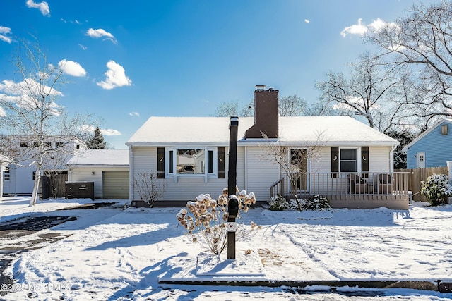 view of front of home