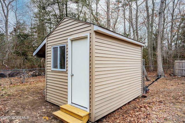 view of outbuilding