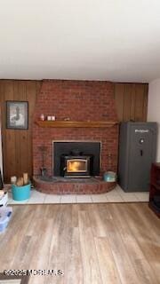 unfurnished living room featuring hardwood / wood-style floors