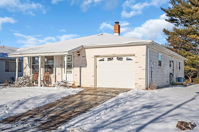 ranch-style house with a garage