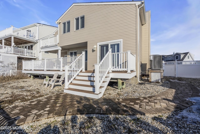 view of rear view of property