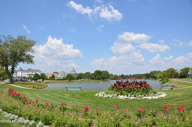 700 Ocean Ave Unit G31, Spring Lake, NJ 07762 - view of home's community featuring a water view and a lawn