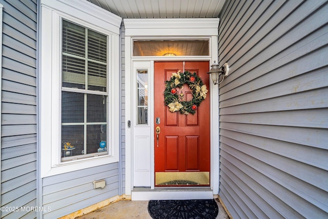 view of entrance to property