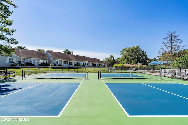 view of sport court