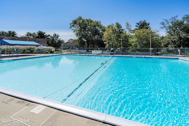 view of pool