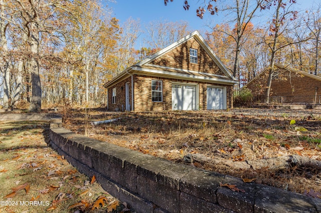 view of side of property