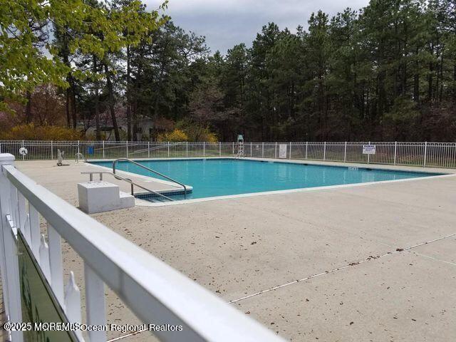 pool with fence