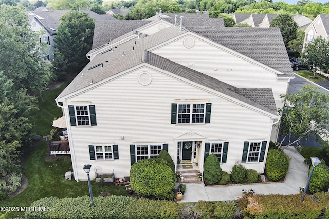 66 Banyan Blvd, Holmdel, NJ 07733 - view of front of home with a shingled roof