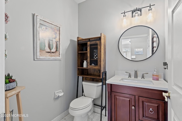 66 Banyan Blvd, Holmdel, NJ 07733 - bathroom with vanity and tile patterned floors