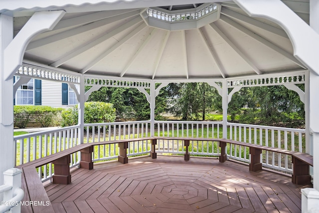 66 Banyan Blvd, Holmdel, NJ 07733 - deck with a gazebo