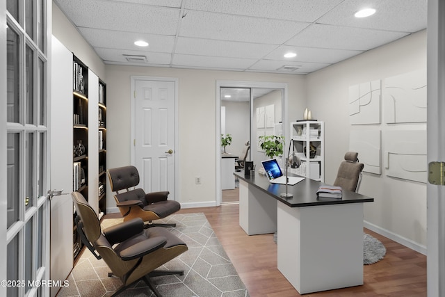 66 Banyan Blvd, Holmdel, NJ 07733 - office space featuring light wood finished floors, a paneled ceiling, and recessed lighting