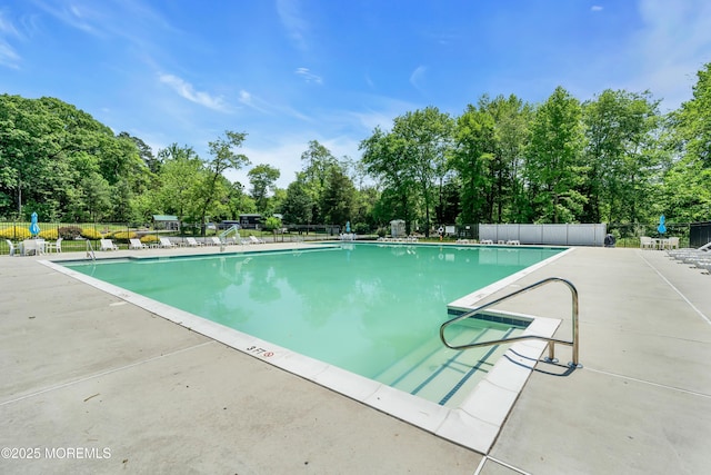 view of pool