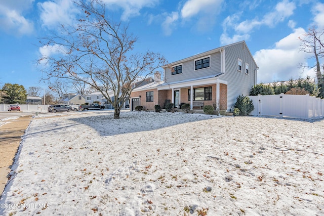 view of front of house featuring a porch