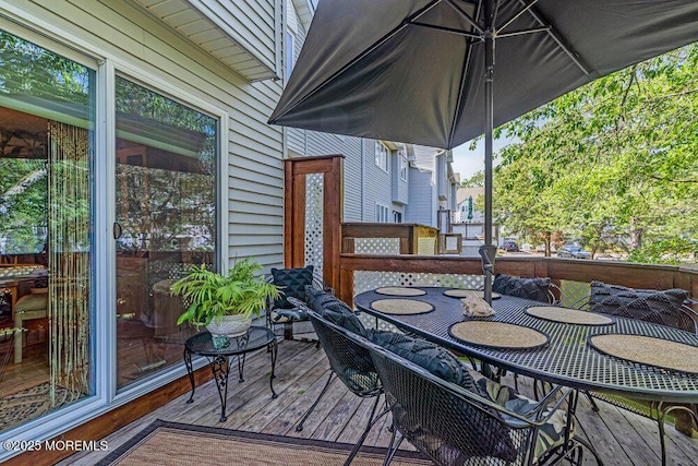 105 Geranium Ct, Toms River, NJ 08753 - view of wooden deck