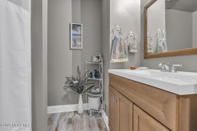 105 Geranium Ct, Toms River, NJ 08753 - full bath with vanity and wood finished floors