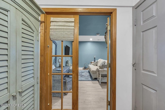 105 Geranium Ct, Toms River, NJ 08753 - corridor featuring wood finished floors