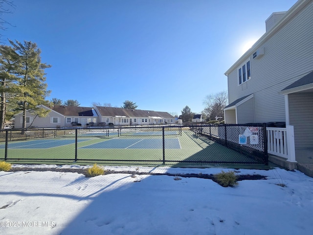 view of sport court