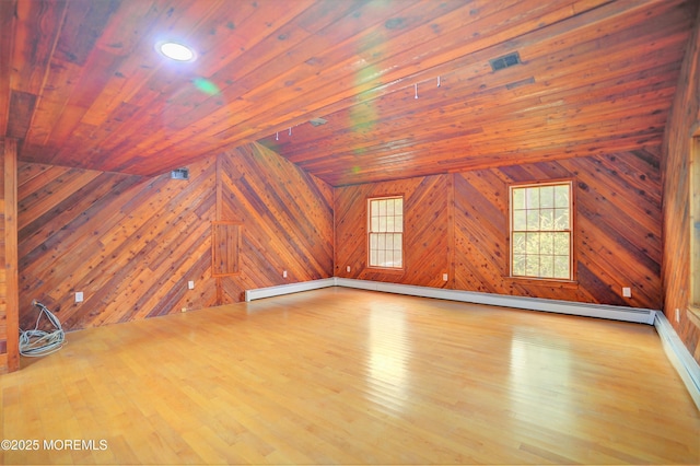 705 Princeton Rd, Lanoka Harbor, NJ 08734 - spare room featuring wooden ceiling, wood finished floors, and wood walls