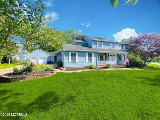 705 Princeton Rd, Lanoka Harbor, NJ 08734 - view of front of property featuring a porch and a front lawn
