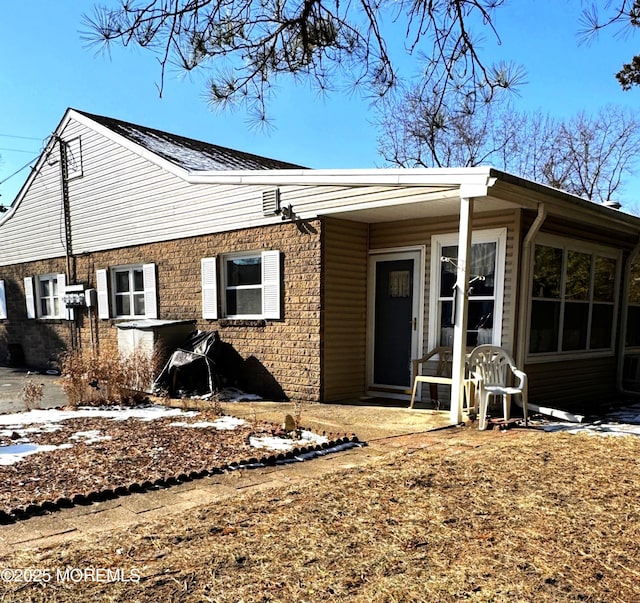 view of rear view of house