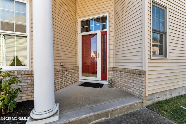 view of entrance to property