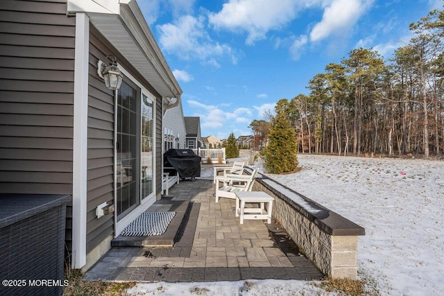 view of patio / terrace with area for grilling