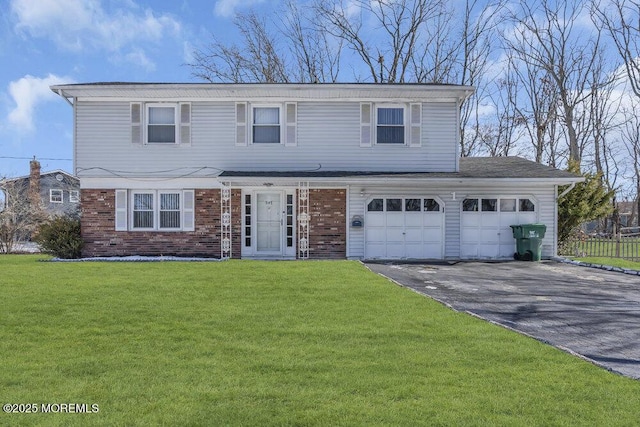 front of property with a front yard