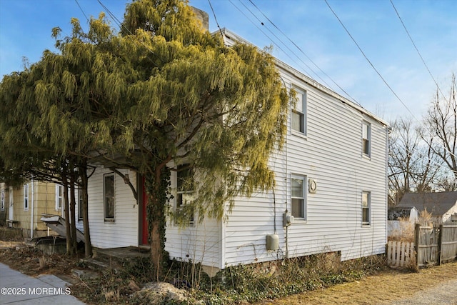 view of home's exterior