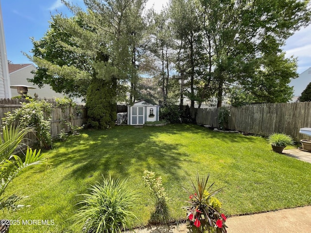 18 Tall Oaks Ct, Old Bridge, NJ 08857 - view of yard featuring a storage unit and an outdoor structure