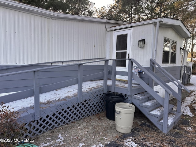 view of entrance to property