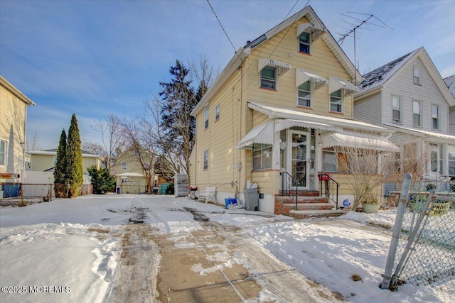 view of victorian home