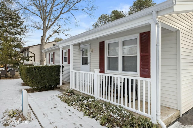 view of front of property