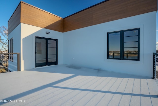 view of patio / terrace with a balcony