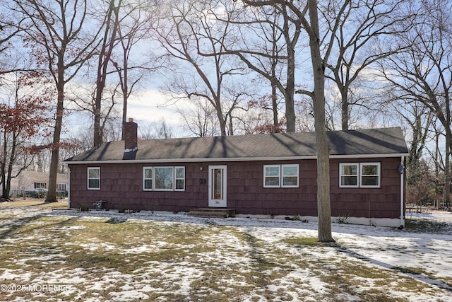 view of ranch-style home