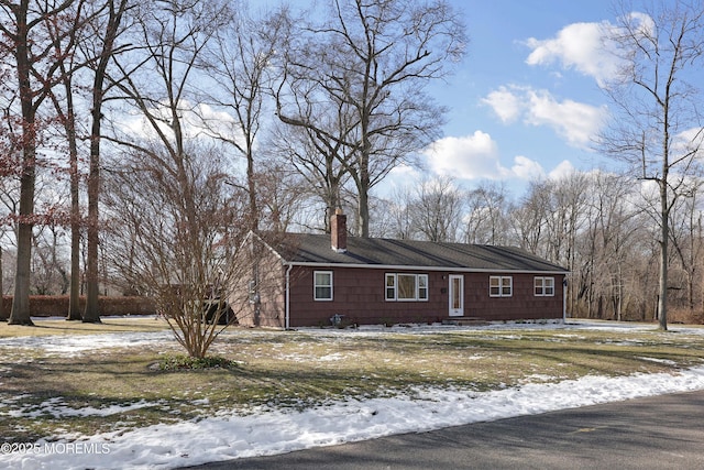 view of ranch-style home