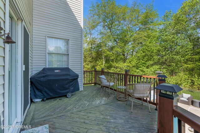 9 Mehar Ct, Jackson, NJ 08527 - deck featuring area for grilling