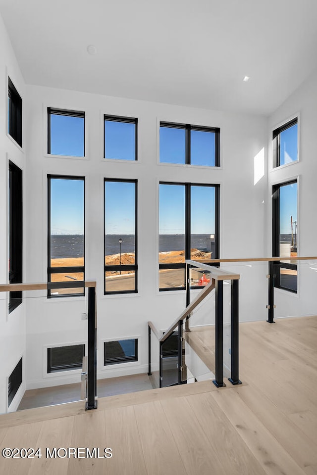 interior space featuring hardwood / wood-style floors