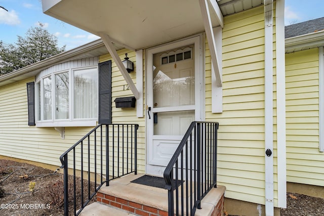 view of entrance to property