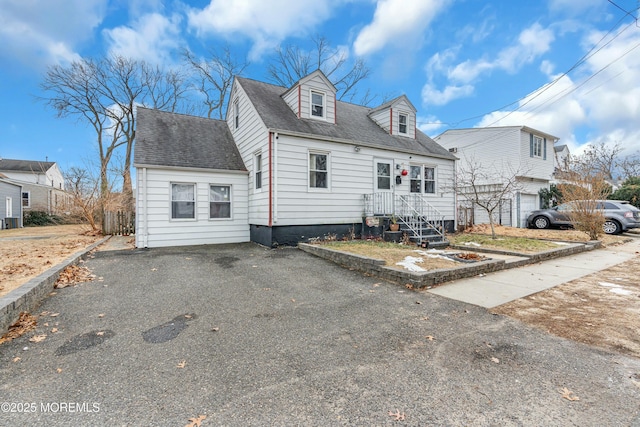 view of cape cod house