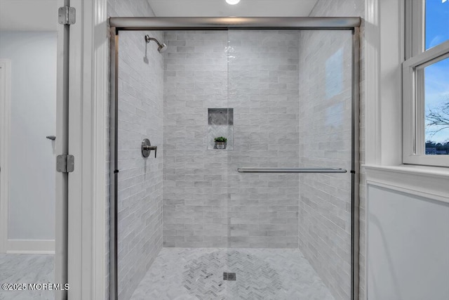302 Reef Ct, Forked River, NJ 08731 - bathroom featuring a stall shower