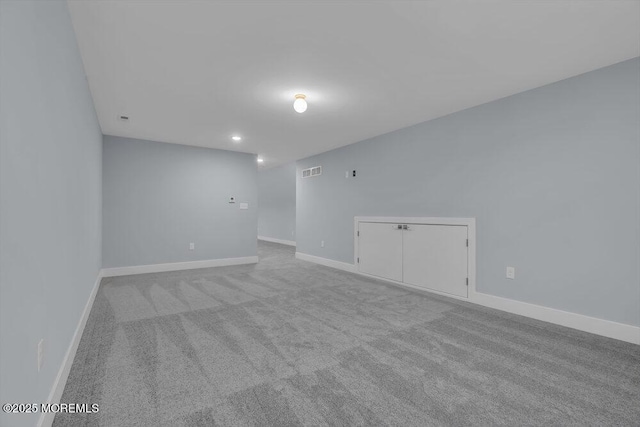 302 Reef Ct, Forked River, NJ 08731 - carpeted empty room with baseboards and recessed lighting