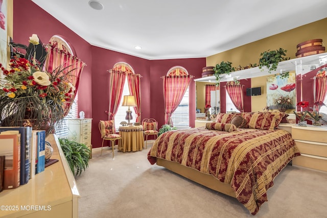 bedroom featuring carpet floors