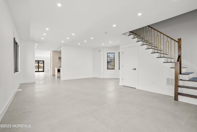 view of unfurnished living room