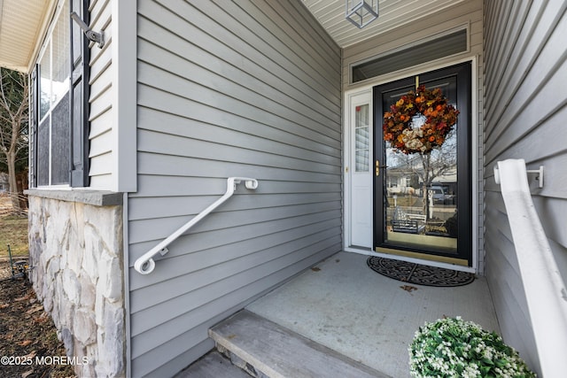 view of property entrance