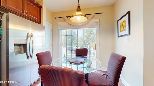 view of dining room