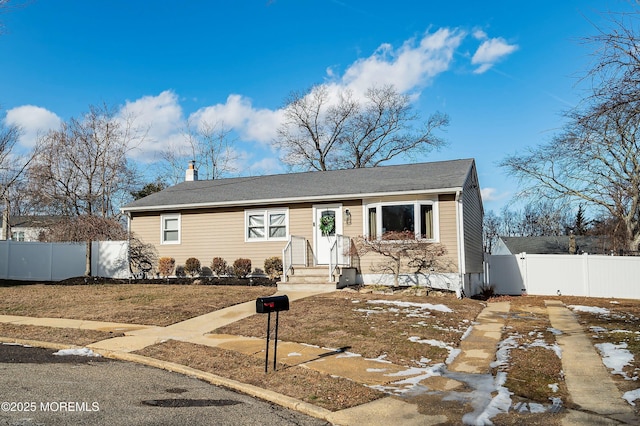 view of front of home