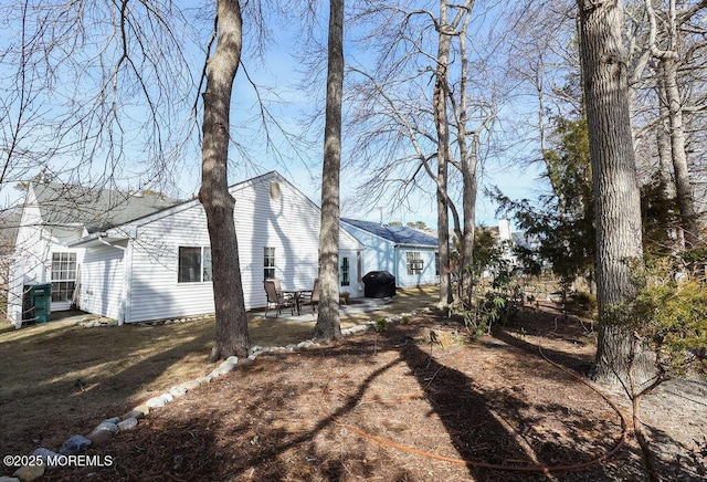 view of home's exterior featuring a patio