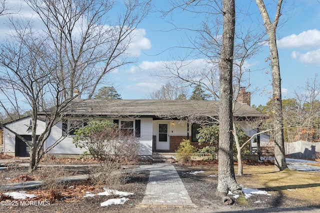 view of front of house