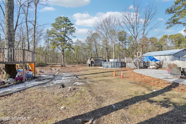 view of yard with a patio