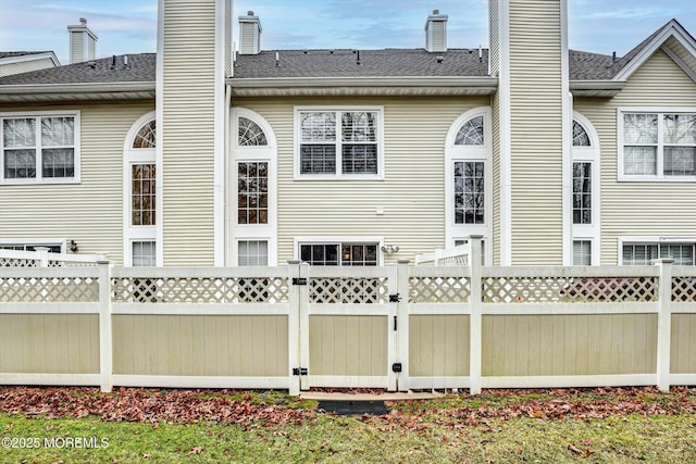 view of rear view of property